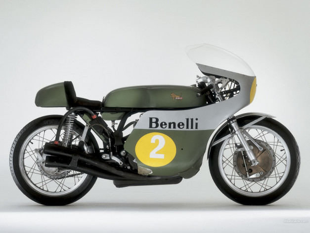 Обои картинки фото benelli, vintage, 2006, мотоциклы