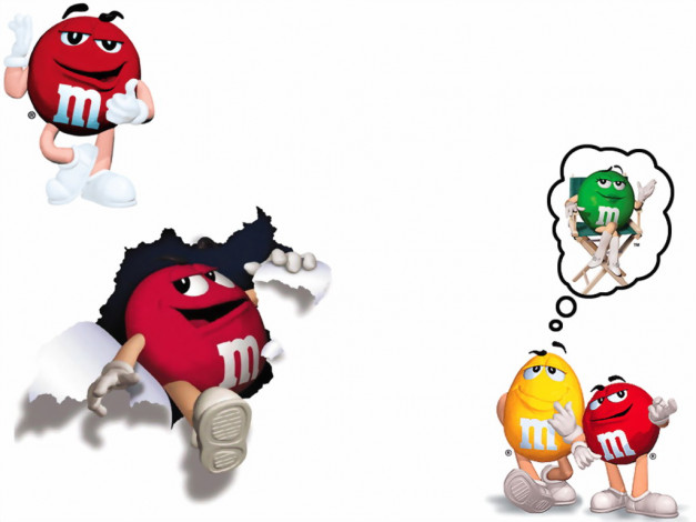 Обои картинки фото бренды, m&m