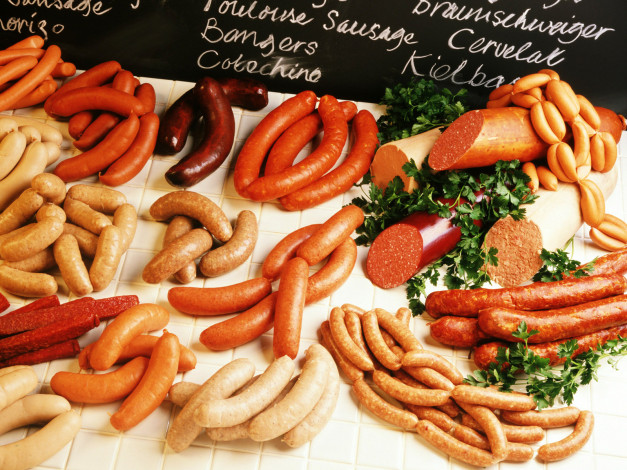 Обои картинки фото еда, колбасные, изделия