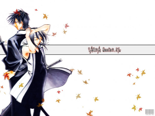 Обои картинки фото аниме, samurai, deeper, kyo