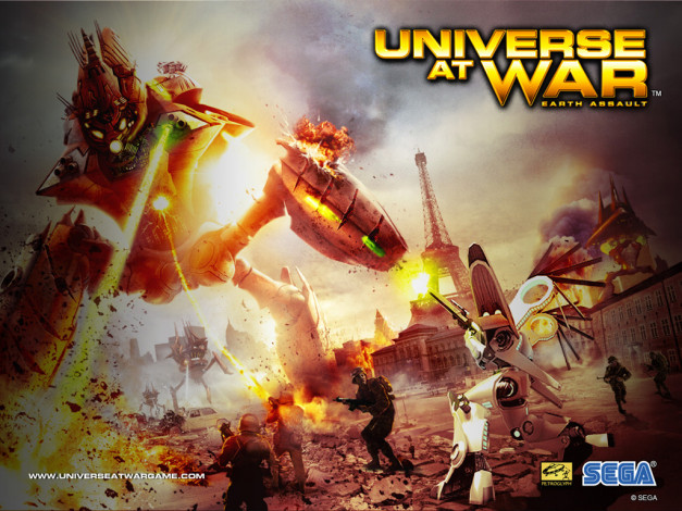 Обои картинки фото universe, at, war, видео, игры, earth, assault