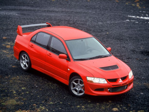 Картинка mitsubishi lancer evolution автомобили