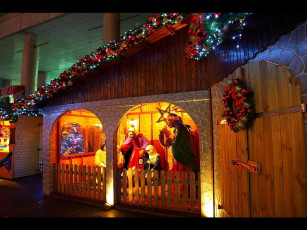 Картинка праздничные новогодние пейзажи