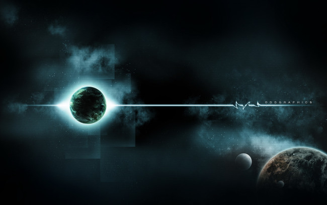 Обои картинки фото космос, арт, фон, звёзды, планеты