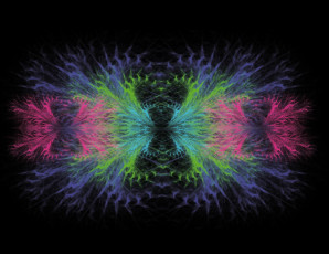 Картинка 3д графика fractal фракталы цвета фон узор