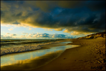 Картинка франция аквитания река жиронда природа реки озера облака