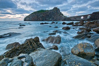 Картинка природа побережье вода камни