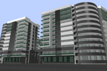 Картинка 3д графика architecture архитектура дом