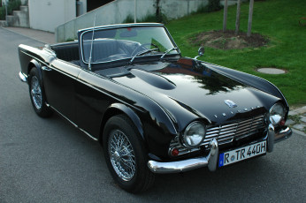 Картинка triumph tr3a автомобили