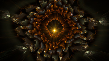 Картинка 3д графика fractal фракталы цвета фон узор