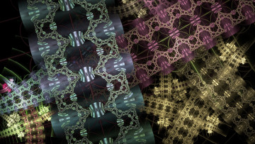 Картинка 3д графика fractal фракталы цвета узор фон