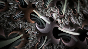 Картинка 3д графика fractal фракталы фон цвета узор