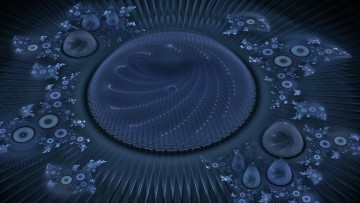 Картинка 3д графика fractal фракталы фон узор цвета