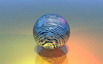 Картинка 3д графика шары шар