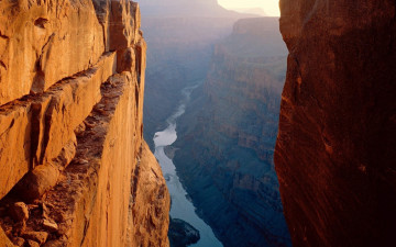 Картинка природа горы каньон река