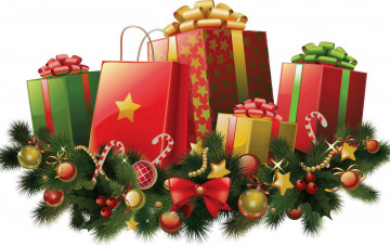 Картинка праздничные векторная графика новый год