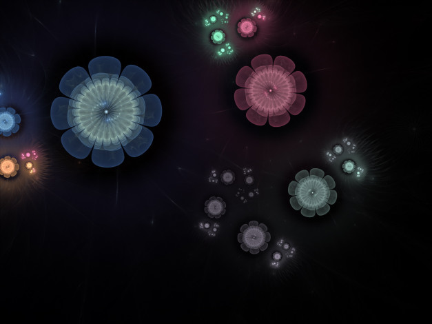 Обои картинки фото 3д, графика, fractal, фракталы, фон, узор, цвета