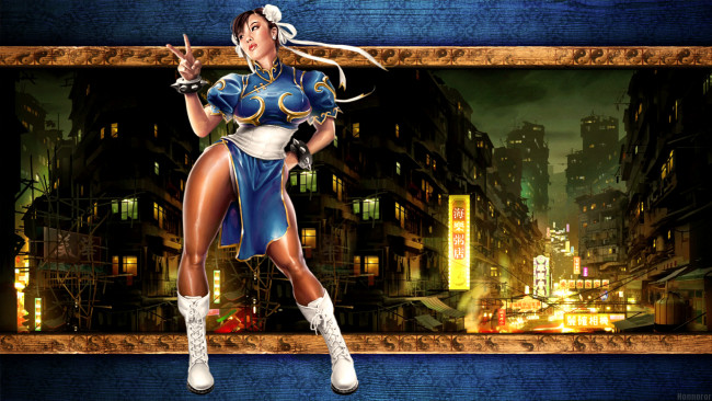 Обои картинки фото street, fighter, видео, игры, chun-li