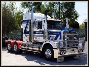 Картинка w& 233 stern+star автомобили western+star тяжелые western star trucks сша запчасти грузовики