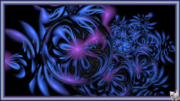 обоя 3д графика, fractal , фракталы, фон, цвета, узор