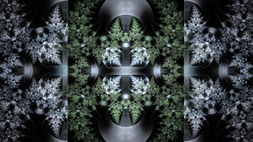 Картинка 3д+графика fractal+ фракталы линии фон узор цвета