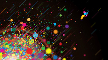 Картинка рисованные абстракция риба круги