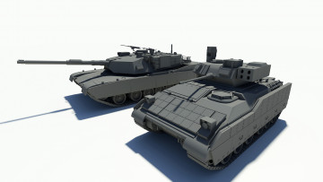Картинка техника 3d abrams and bradley