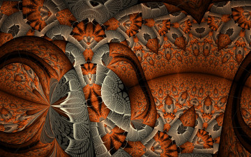 Картинка 3д+графика fractal+ фракталы узор цвета фон