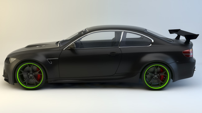 Обои картинки фото автомобили, 3д, bmw, m3
