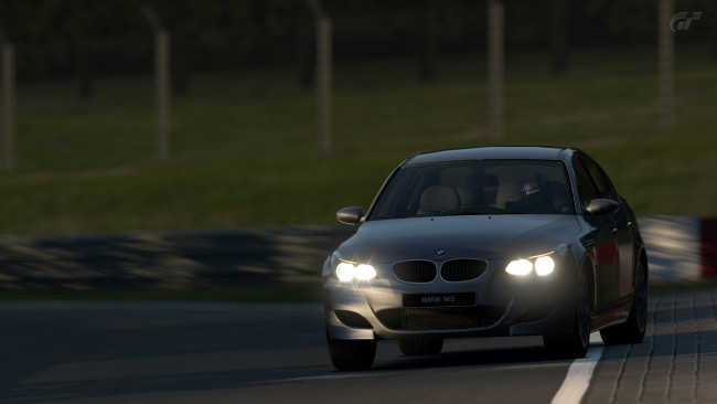 Обои картинки фото видео игры, gran turismo, m5, on, nurburgring, nordschleife, 2, bmw