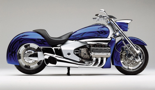 Обои картинки фото мотоциклы, honda, rune, valkyrie