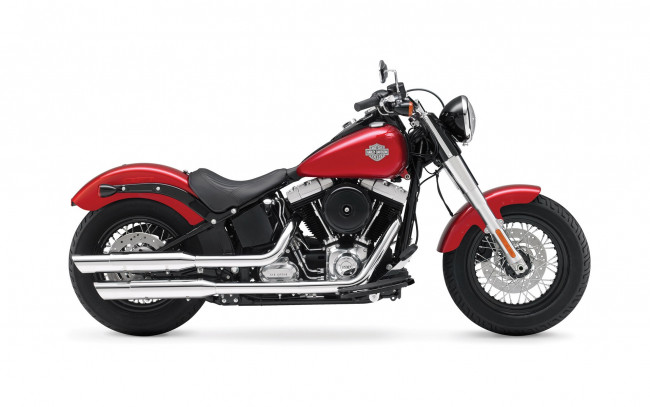 Обои картинки фото мотоциклы, harley-davidson, 2012, softail, slim