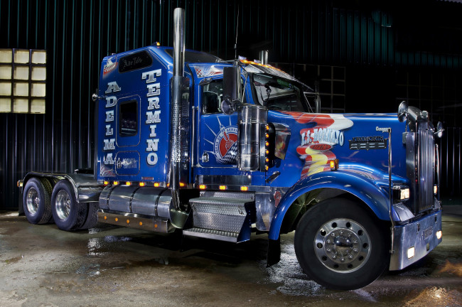 Обои картинки фото kenworth, автомобили, грузовые, truck, company, автобусы, сша