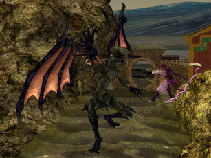 Картинка 3д+графика существа+ creatures фон дракон