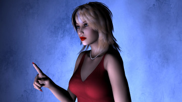 Картинка 3д+графика люди+ people девушка фон взгляд