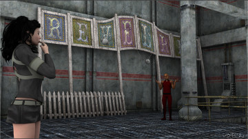 Картинка 3д+графика люди+ people девушка фон взгляд