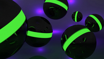 Картинка 3д+графика шары+ balls цвета фон шары