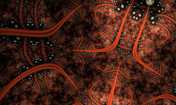 Картинка 3д+графика фракталы+ fractal цвета фон узор