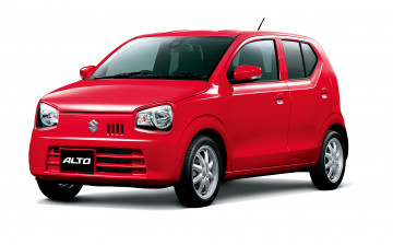 Картинка автомобили suzuki красный 2014г jp-spec alto