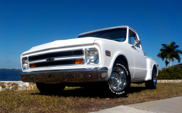 Картинка автомобили custom+pick-up chevy