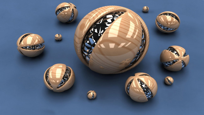 Обои картинки фото 3д графика, шары , balls, фон, шары