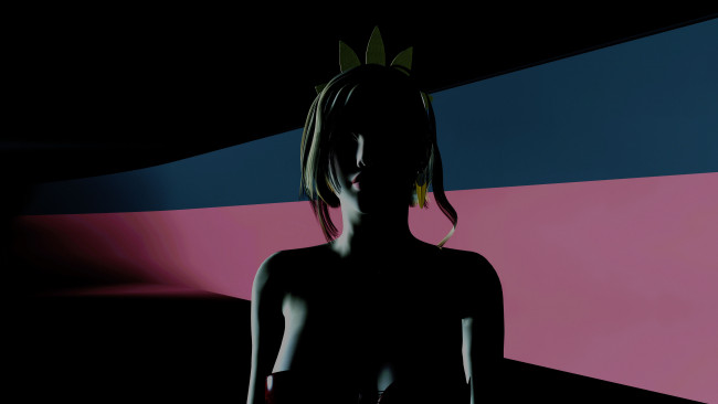 Обои картинки фото 3д графика, существа , creatures, девушка, фон, взгляд