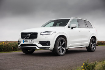 обоя автомобили, volvo, xc90, t6, r-design, uk-spec, 2015г, светлый