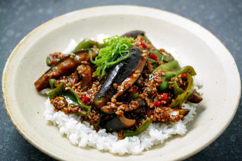 Картинка еда вторые+блюда овощи рис