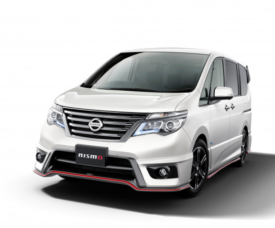 Обои картинки фото автомобили, nissan, datsun, светлый, serena, 2016г, nismo, c26, package, performance