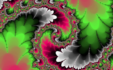 Картинка 3д+графика фракталы+ fractal цвета узор фон