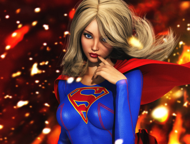 Обои картинки фото 3д графика, фантазия , fantasy, фон, девушка, взгляд