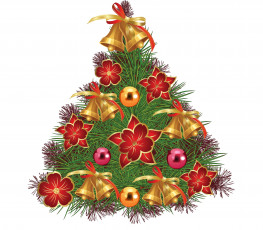 Картинка праздничные векторная+графика+ новый+год новый год праздник фон