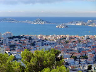 Картинка города марсель+ франция панорама