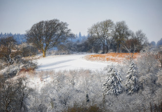 Картинка природа зима простор